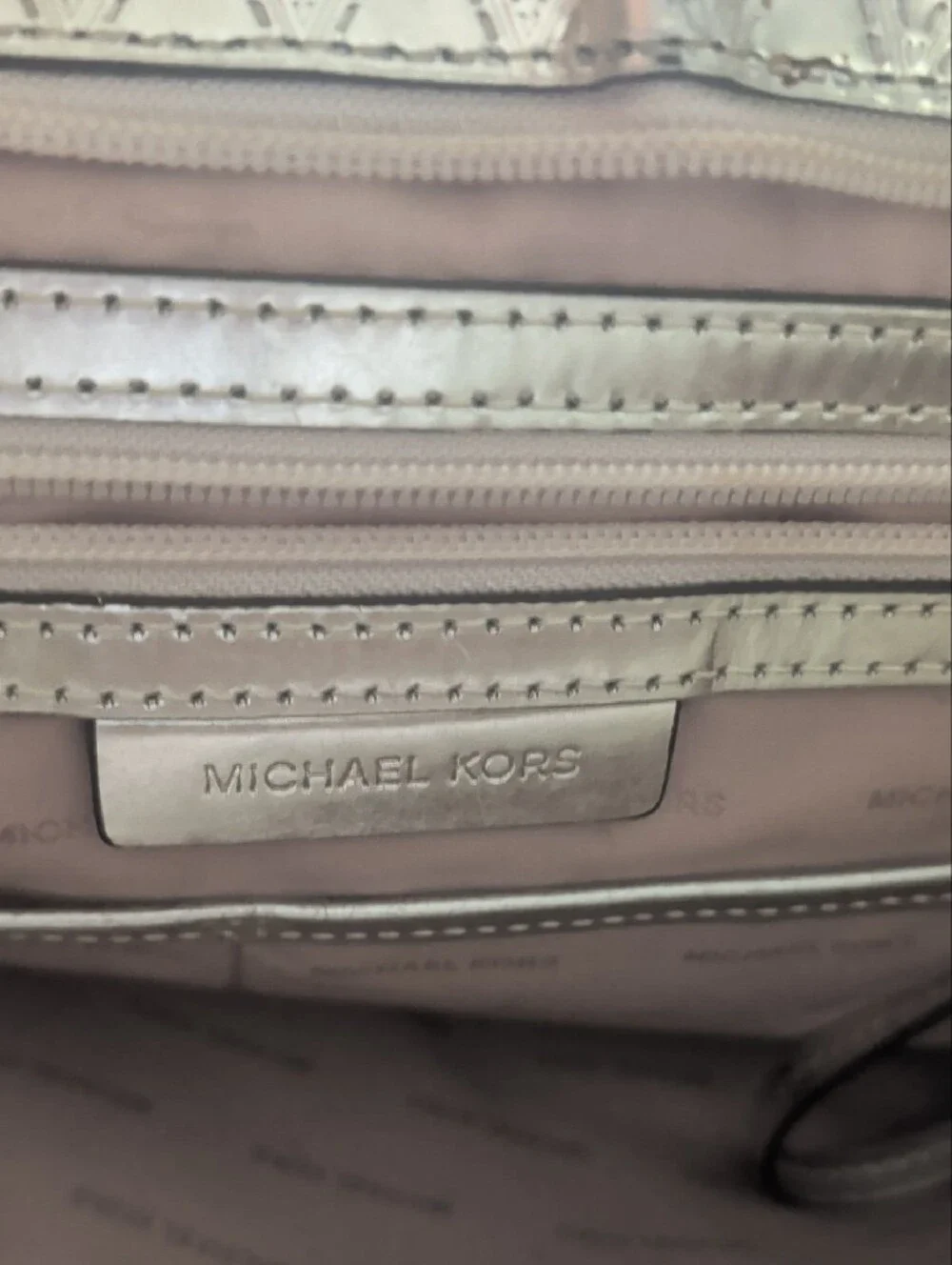 Michael Kors Metallic Gold Shoulder Tote